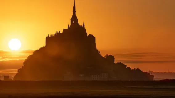 Paris ida e volta | Passeio de um dia ao Mont-Saint-Michel (passeio em grupo - inclui guia em inglês)