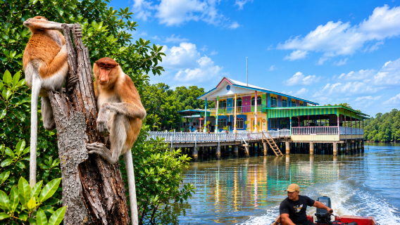 Pueblo del Agua y Safari de Vida Salvaje con Visita Turística