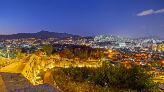 [Seoul Night View] Naksan Park + Eungbongsan Mountain