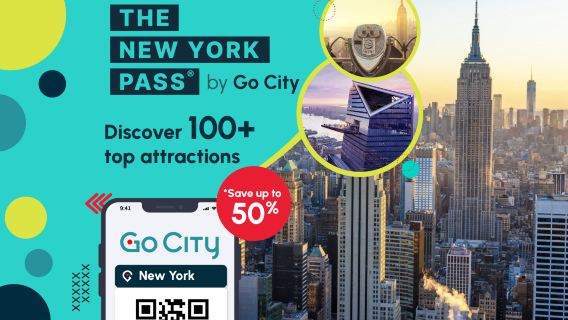 Go City ニューヨーク周遊パス (エンパイア・ステート・ビル/トップ・オブ・ザ・ロック展望台など100以上の人気観光スポット含む) New York All-Inclusive Pass