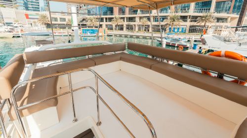 Sightseeing Yacht Cruise in Dubai Marina Transport Passes 4