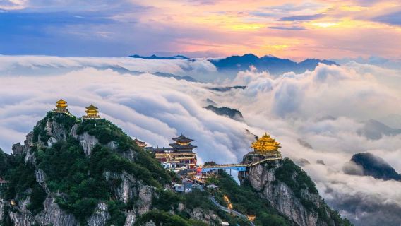 河南洛陽老君山設施一日遊【全程高速|直達索道口|純玩無購物】