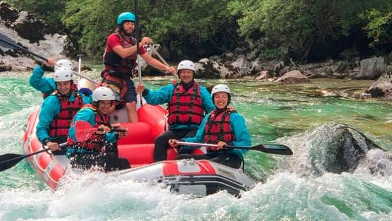 Sông Soca, Slovenia: Chèo bè vượt thác
