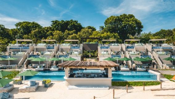 Singapur + Twelve Beach Club - Cama de playa + Voucher de comida de S$150