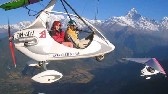 Vol ultra-léger au-dessus de l'Himalaya - 15 minutes