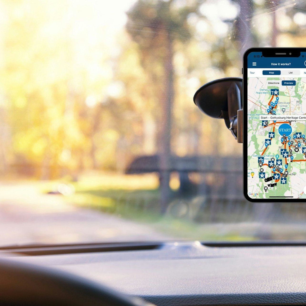 Gettysburg Battlefield Self-Guided Driving Tour