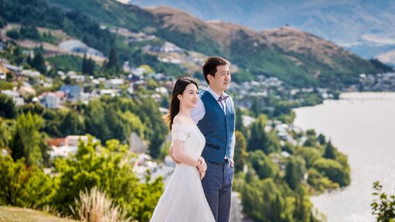 Фотосессия в Квинстауне, Новая Зеландия[Глобальная фотосессия в Квинстауне, Новая Зеландия, с фотографом в Ванаке, свадебный пакет услуг, портретная съемка и сопровождение фотографа]