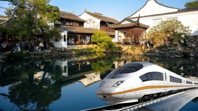 From Shanghai: Explore Suzhou Gardens and Zhouzhuang by High-Speed Rail