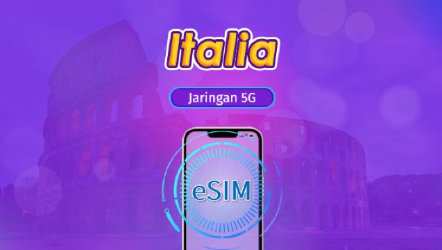 Italia 5G Jerman | Mendukung TikTok, ChatGPT, dan Aplikasi Populer Global Lainnya | Paket Harian / Paket Total | Penagihan Berdasarkan Hari Kalender | 1–30 Hari | Kode QR