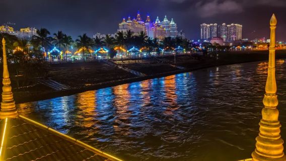 Nightlife on Lancang River cruises - song and dance dinner: Xishuangbanna Lancang-Mekong River cruise (enjoy cruise performances + savor local Taste of China specialties + admire starlit night views along both banks)