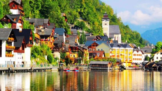 Austria Salzburg Tasik Fuschl - Bad Ischl - Hallstatt - sewaan peribadi - melancong
