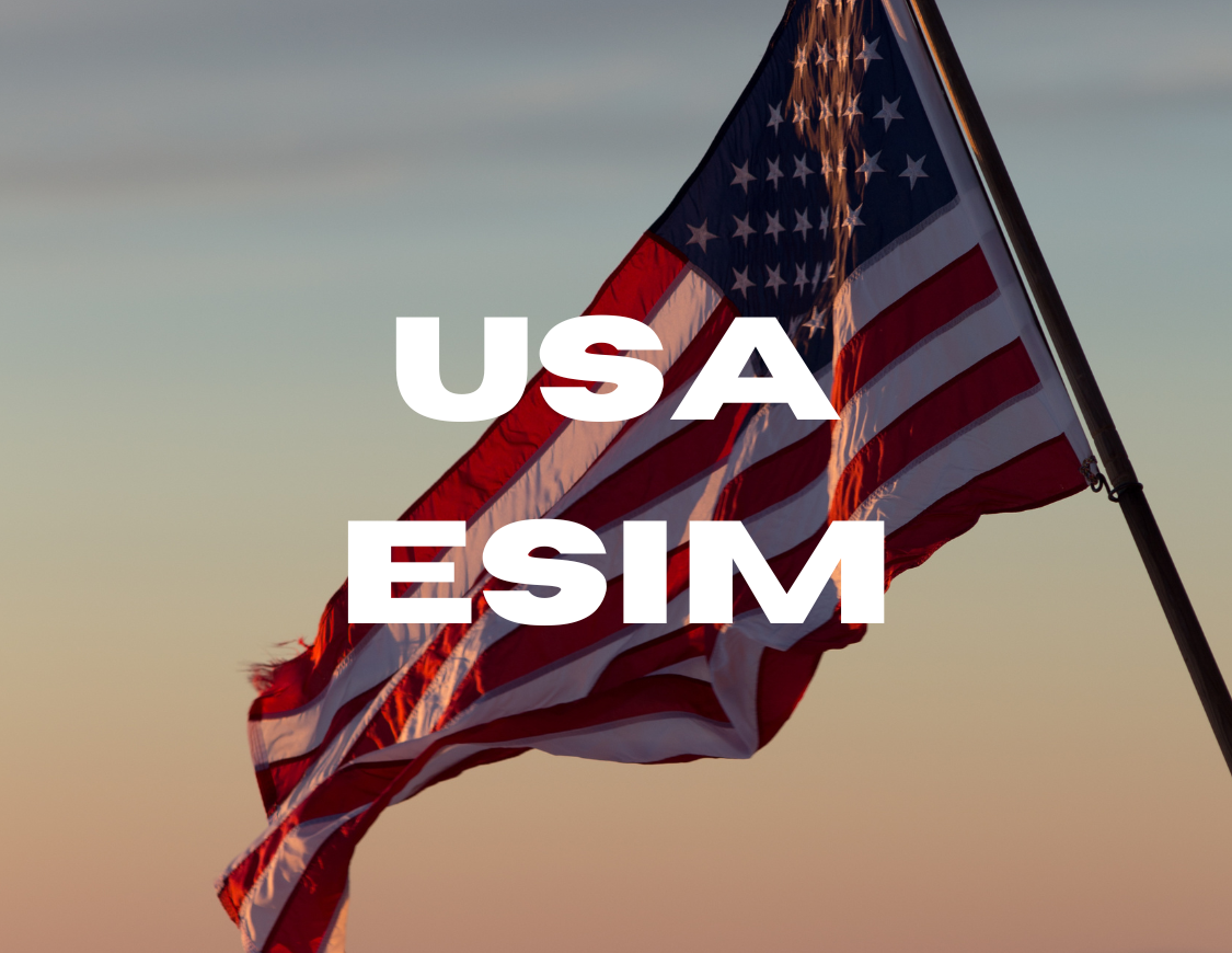 USA 5G eSIM | Data Plan (Excludes Guam & Saipan) | 1-90 Days | QR Code Activation | High-Security