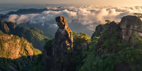 上饒三清山純玩一日遊 含大門票東方女神·巨蟒出山·高空棧道