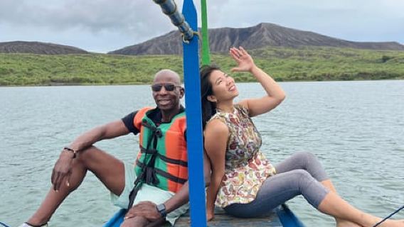 Taal Volcano Lake ( Boating around the lake )