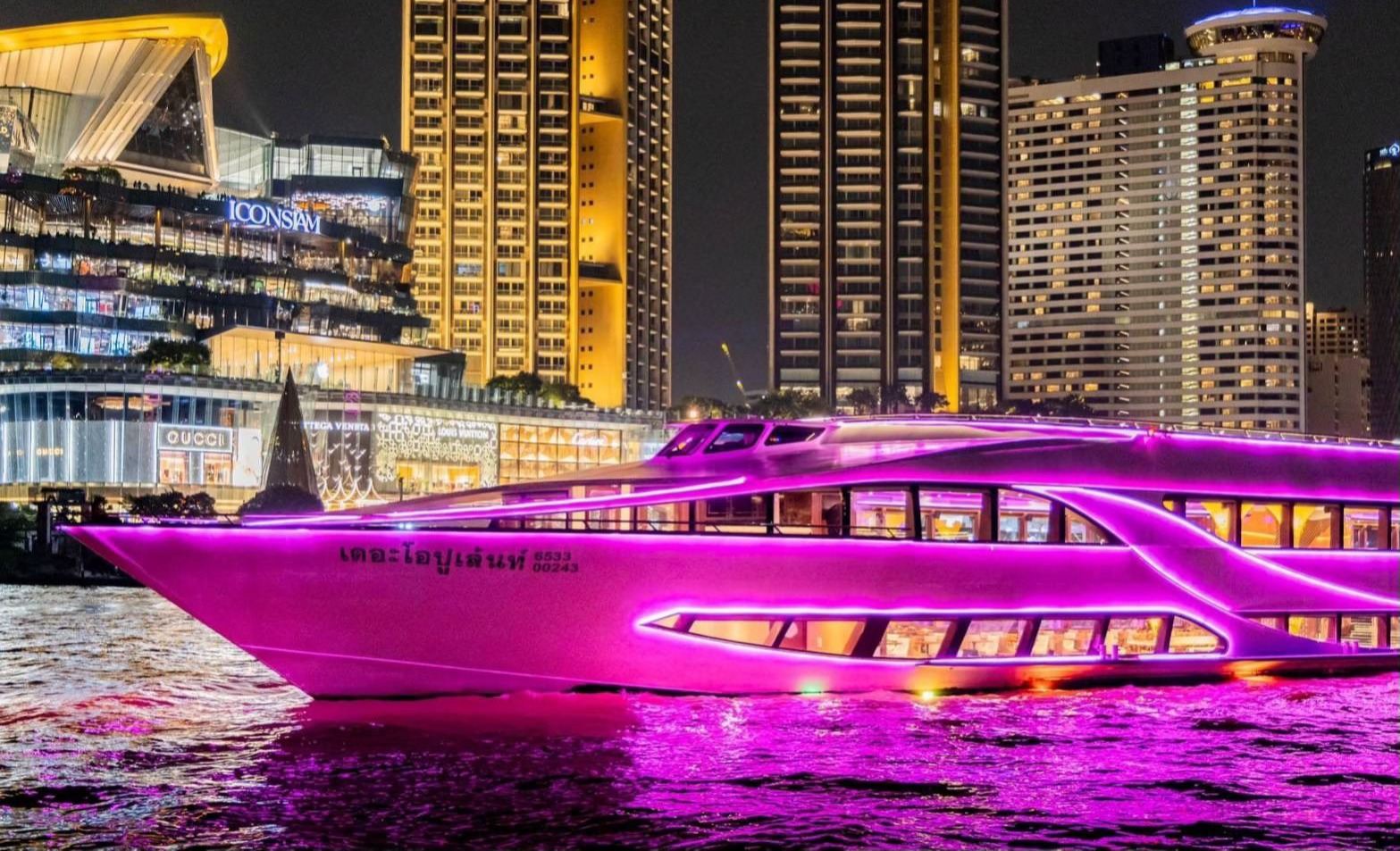 The Opulence Dinner Cruise on the Chao Phraya River in Bangkok, Thailand