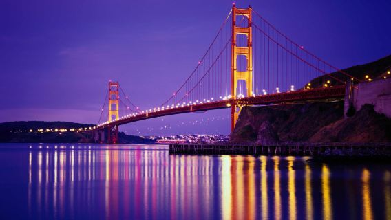 美國舊金山金門大橋+惡魔島+漁人碼頭+九曲花街【藝術文化】