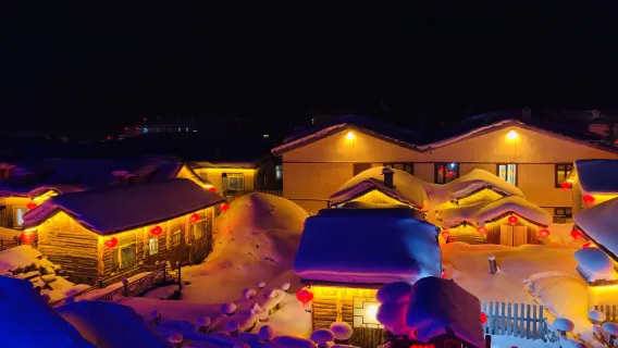 Private Day Tour of Snow Town, China from Harbin (Roundtrip by High-Speed ​​Train)