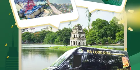 Halong Star豪華轎車單程/來回接送服務:由河內/內排機場往返下龍灣