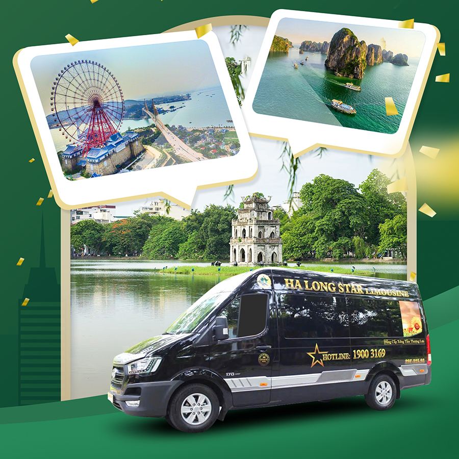 Halong Star Limousine One Way/ Round Way From Hanoi/ Noi Bai Airport to Halong Or Vice Versa