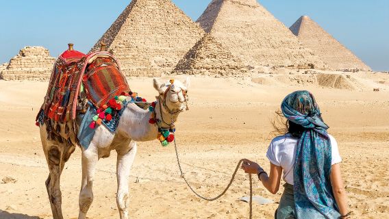 Giza Pyramids, Great Sphinx and Grand Egyptian Museum with Private Egyptologist