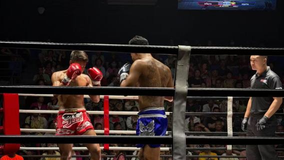 สนามมวยไทยนานาชาติระหว่างจีนและไทยในพัทยา|ตั๋วเข้า ชกมวยไทย JF VIP