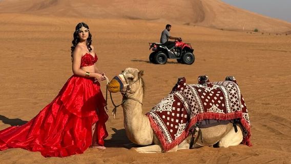 Evening Desert Adventure: Camel Ride, Sandboarding & BBQ Dinner