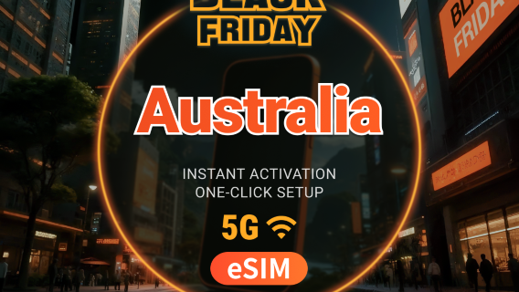 호주 5G eSIM | ChatGPT 및 TikTok 지원 | 1~30일 | 즉시 QR 코드 발송