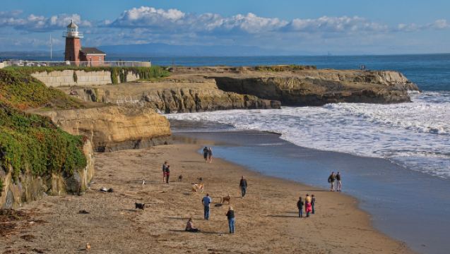 美國舊金山海濱遊樂場+神秘點+燈塔與衝浪者海灘一日遊