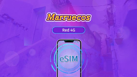 Marruecos | eSIM 5G/4G | Plan Completo | Facturación cada 24 horas | 30 días | Código QR