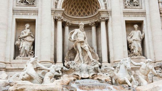 Pantheon + Borghese Gallery and Museum + Trevi Fountain + Spanish Steps + Piazza Navona