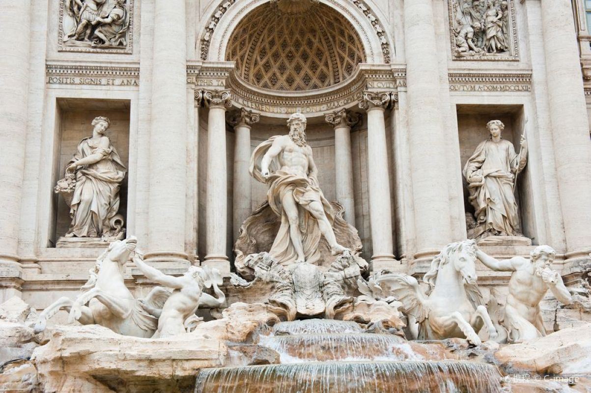 Pantheon + Borghese Gallery and Museum + Trevi Fountain + Spanish Steps + Piazza Navona