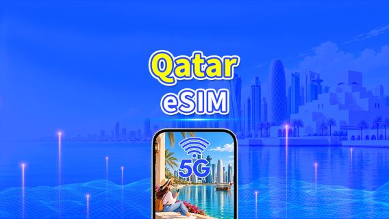 Qatar 5G eSIM | Dual Net | Fully Supports AI & TikTok | Daily/Total Data Package | 1–30 Days | 24-Hour Billing | QR Code