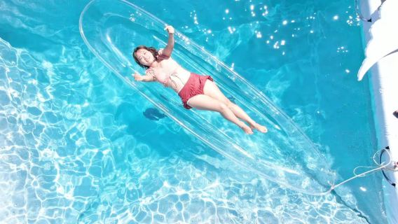 萬寧石梅灣加井島潛水基地+洲仔島體驗潛水水肺潛水/自由潛水/浮潛3小時【網紅滑梯遊艇帆船出海玻璃船】