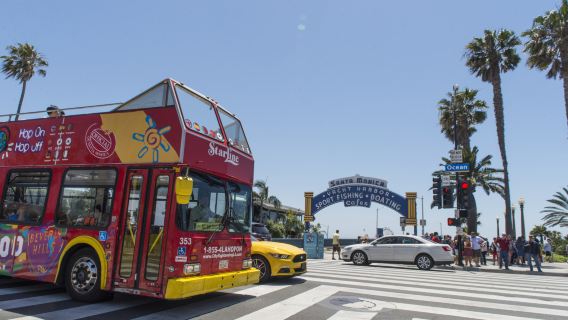 Экскурсия на автобусе City Sightseeing с возможностью выхода и посадки в Лос-Анджелесе и Голливуде, США