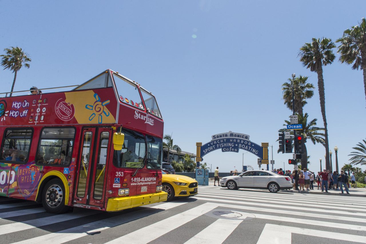 Los Angeles and Hollywood City Sightseeing hop-on hop-off bus tour in the United States