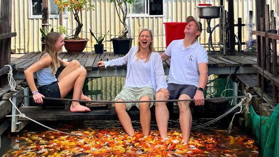 🎁ทัวร์ส่วนตัว - กานโธ 1 วัน - ตลาดน้ำไกรางและนวดเท้าพร้อมปลาคาร์ปที่เกาะกอนซอน