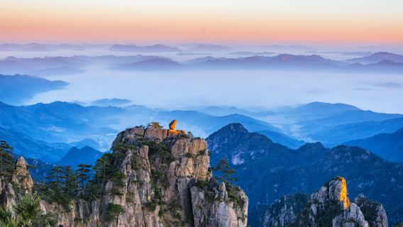 Passeio privativo de um dia no Monte Huangshan (inclui experiência de teleférico)