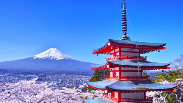 One-day tour of Mount Fuji's popular Instagram attractions, including Tianti Town, Kawaguchiko, Oshino Hakkai, and Lawson
