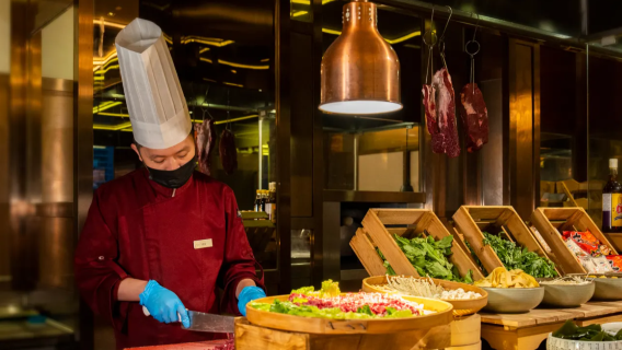 Shenzhen Hilton Hotel Buffet | 'Nian' Restaurant | Abendbuffet Mittagsbuffet Nachmittagstee #