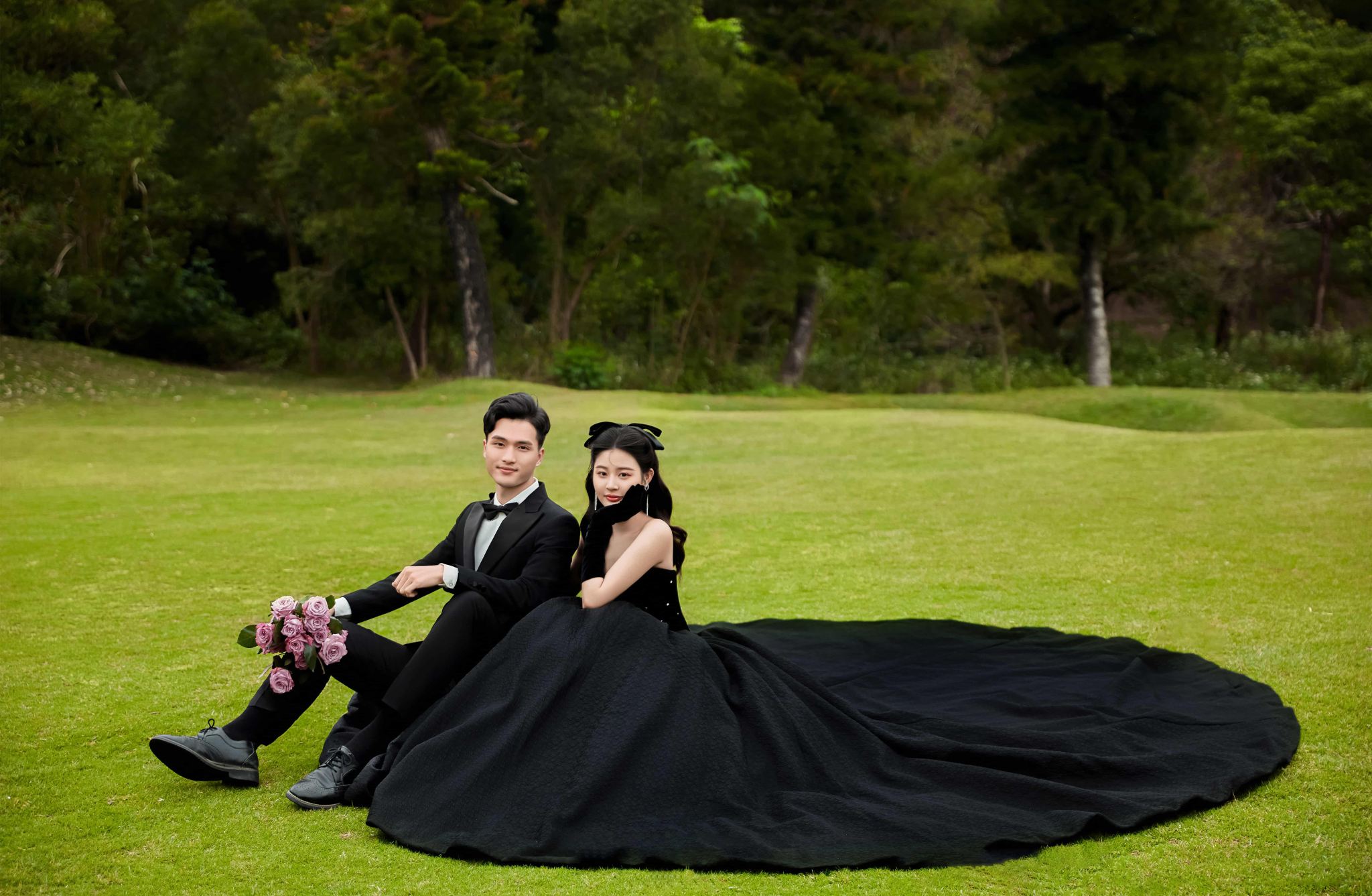 Trip Moments de Zhushan[Conductor, guía y fotógrafo de Trip Moments + sesión de fotos de boda con dron y cortometraje + maquillaje y vestuario + itinerario personalizado + sin límite de personas]