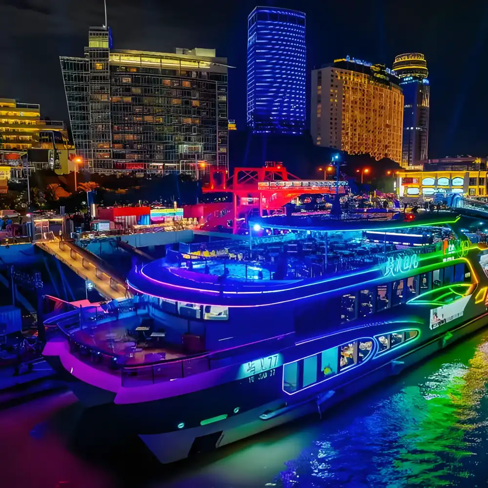 Xiamen Night Cruise: Luxury Sea Tour Ticket for Yu Jian 77