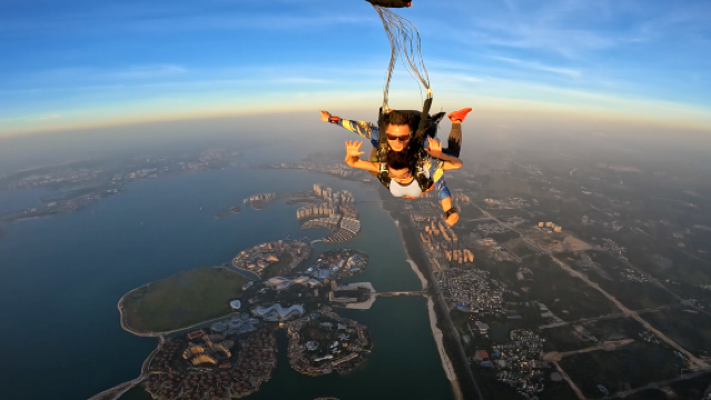 海南海花島4000米/5000米海景高空跳傘
