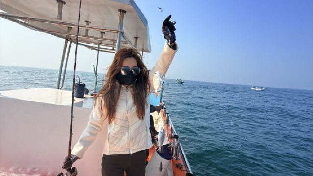 広西チワン族自治区北海銀灘漁嬌外沙島沖合でのフィッシング/木船でのフィッシング/スピードボートでのフィッシング【釣り道具、餌提供+すべての漁獲はお客様のもの】