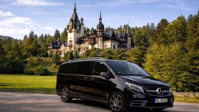 3 Castles Brasov |Mercedes & Hotel Pickup| Peles Bran Cantacuzino