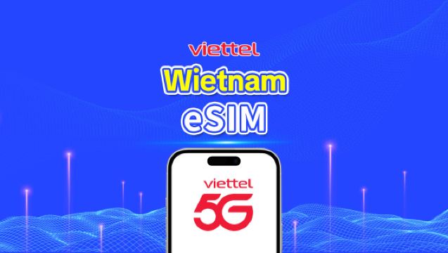 Wietnamski eSIM Viettel | 5G/4G | Dzienne pakiety/transfer danych | Rozliczenie wg dni kalendarzowych | Kod QR