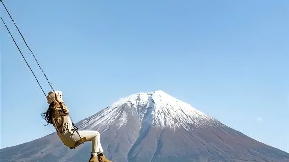 1-day tour to Lawson, Makaino Farm Resort, Saiko Lake, Iyashi no Sato Nenba and Oishi Park for 4-13 people