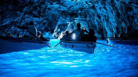 Capri Boat Tour with Optional Blue Grotto Visit from Sorrento