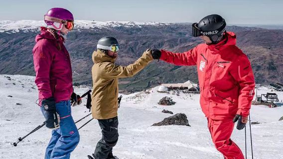 Cardrona Ski Experience for Beginners (two group lessons including ski equipment rental)