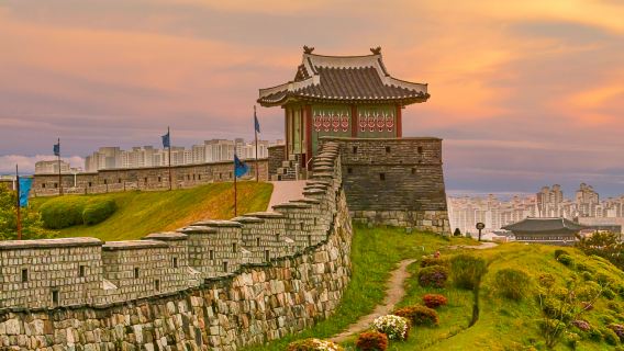 Korean Folk Village X Suwon Hwaseong Fortress X Jebudo Sea cable car |Depart from Seoul