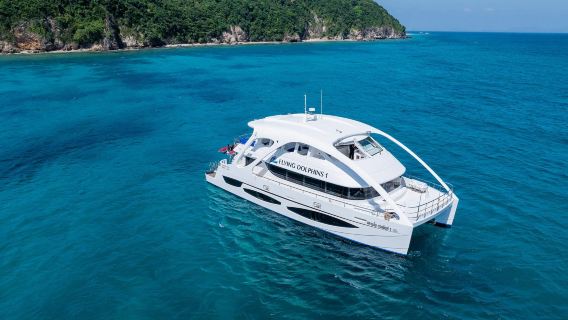 Phuket Phi Phi Island + Dan Island + Maya Island Tagestour [Yacht|Schnellboot auf See|Mahlzeiten inbegriffen|Abholung inklusive